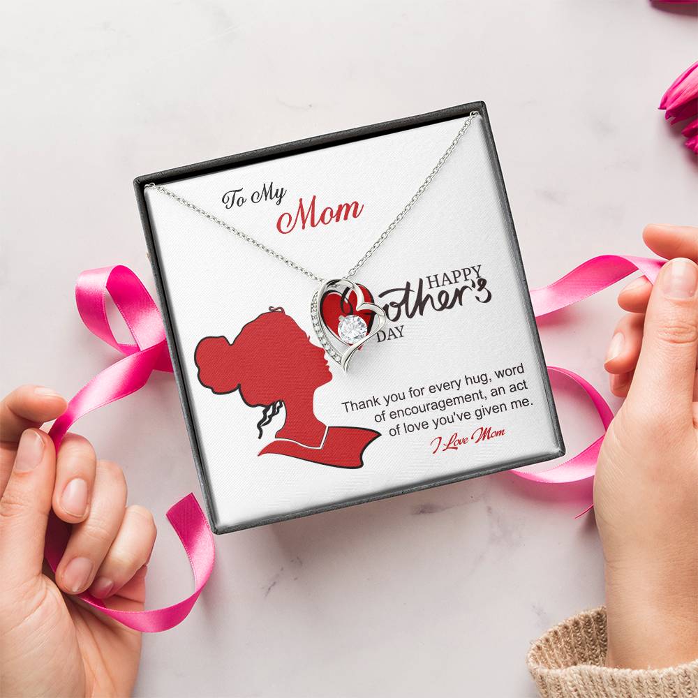 I Love Mom Mother Necklace 1 Forever Love Necklace