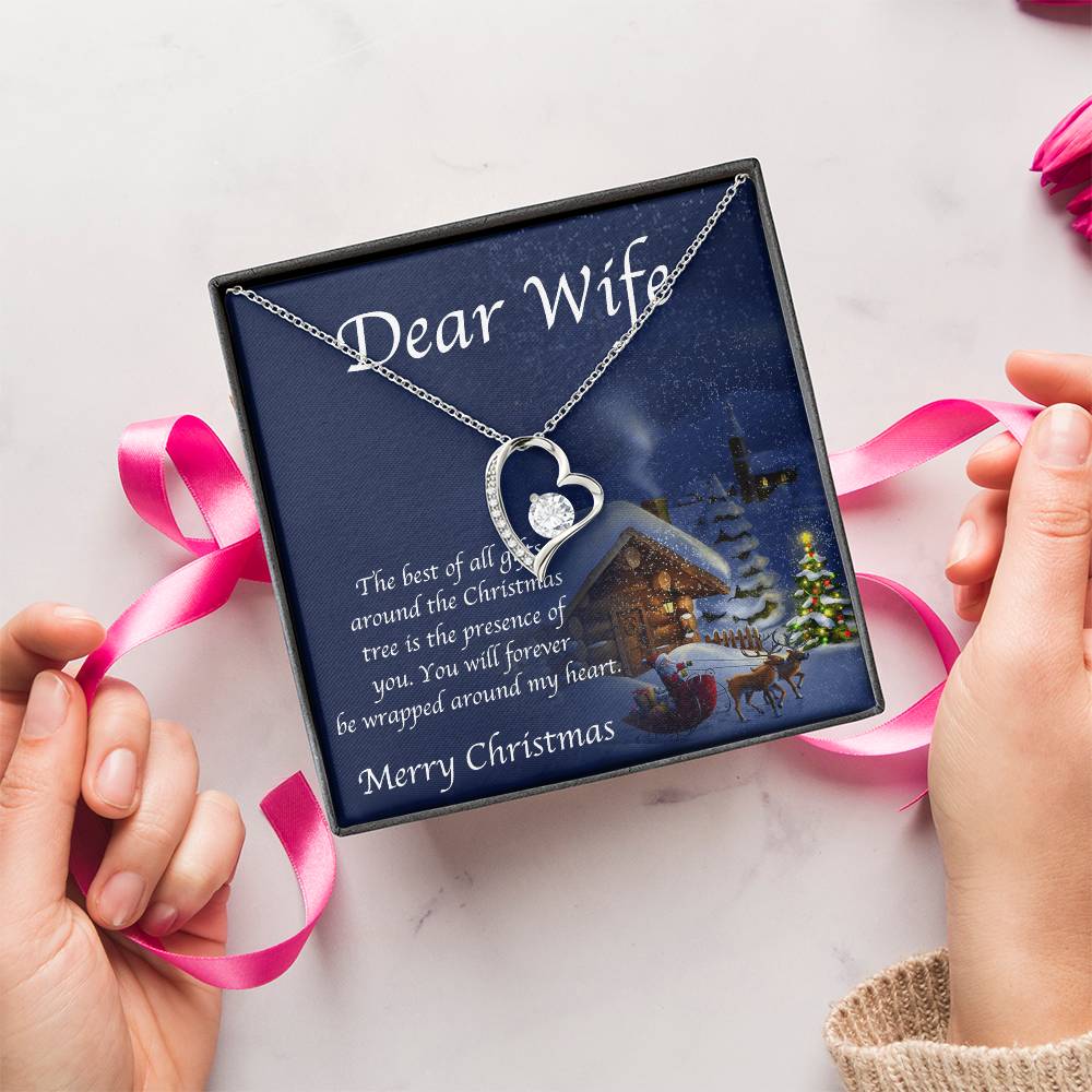 Wife Dancing Love Necklace Christmas Gift From Husband Forever Love Necklace