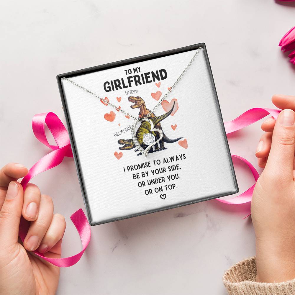 To My Girlfriend Always By Your Side Necklace 1 Forever Love Necklace