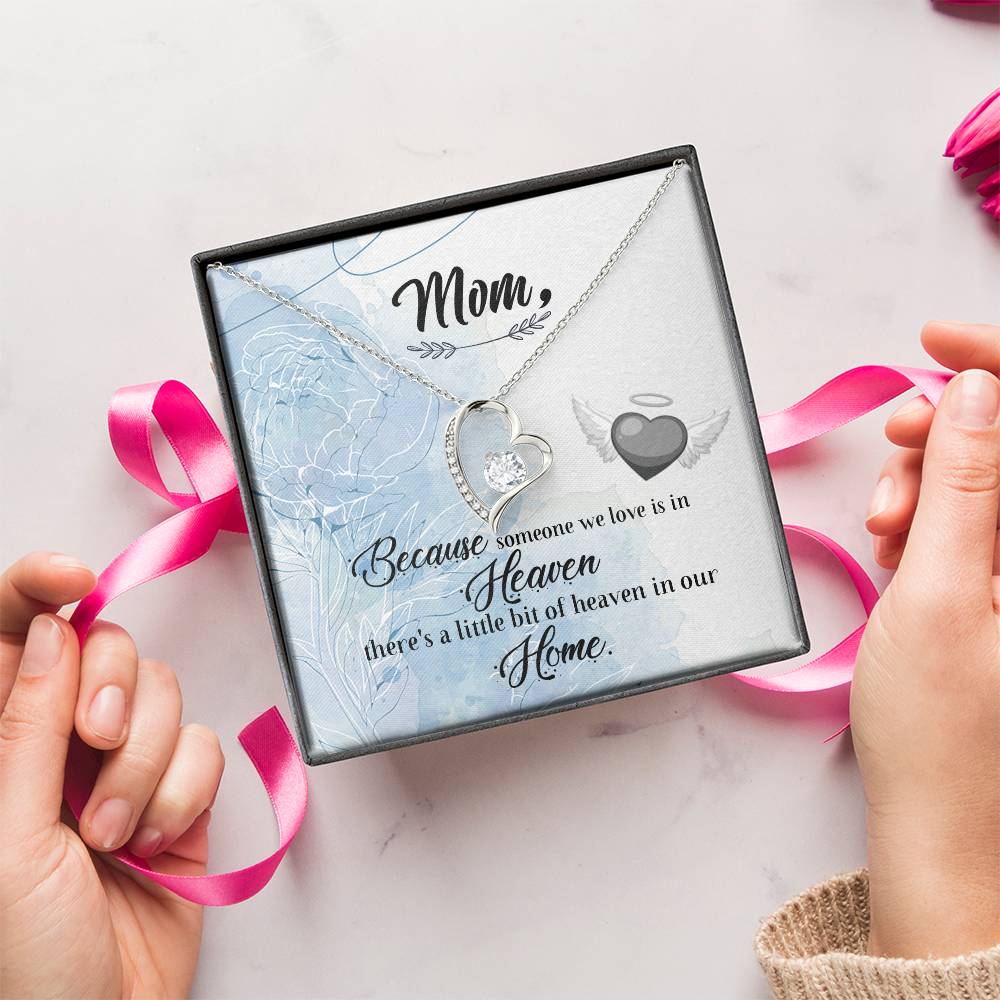 Mom Remembrance Angel Wing Dainty Necklacewing Necklace Mom Memorial Wing Necklace Angel Wing Necklace Loss Of Mom Remembering Mom Forever Love Necklace