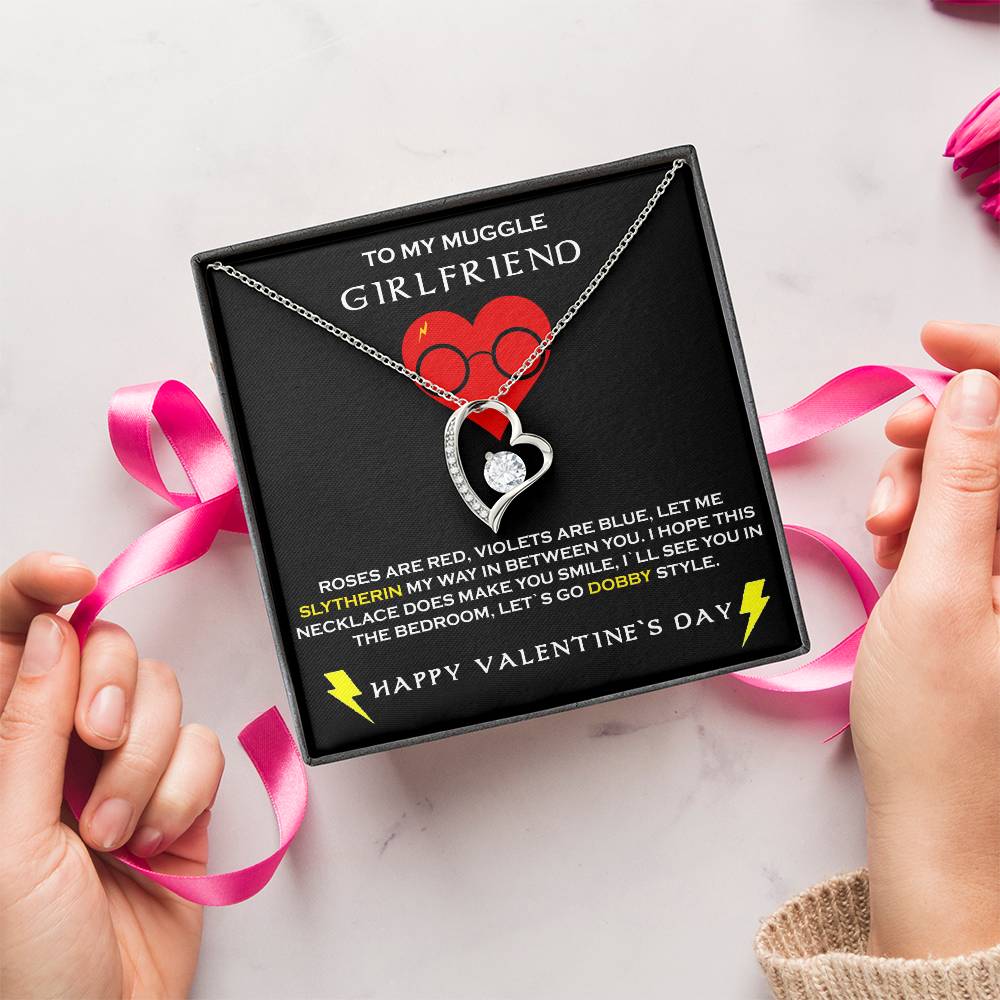 To My Girlfriend Exquisite Necklace For That Harry Potter Nerd Forever Love Necklace
