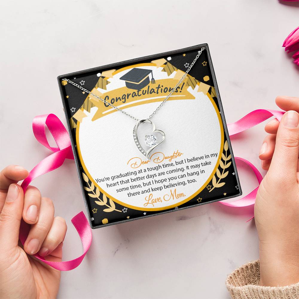 Graduation Gift For Daughter From Mom Forever Love Necklace