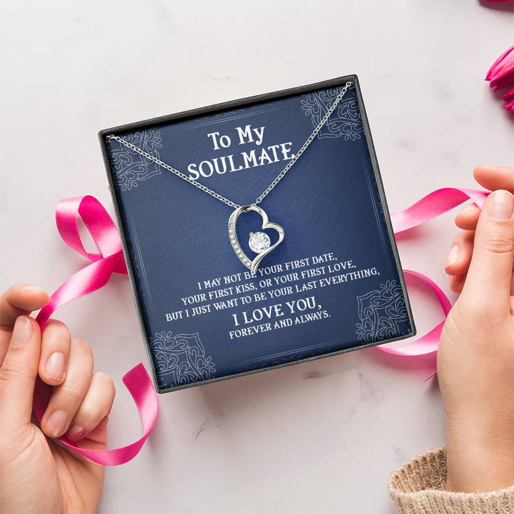 To My Soulmate My Wife Last Everything Necklace 1 Forever Love Necklace