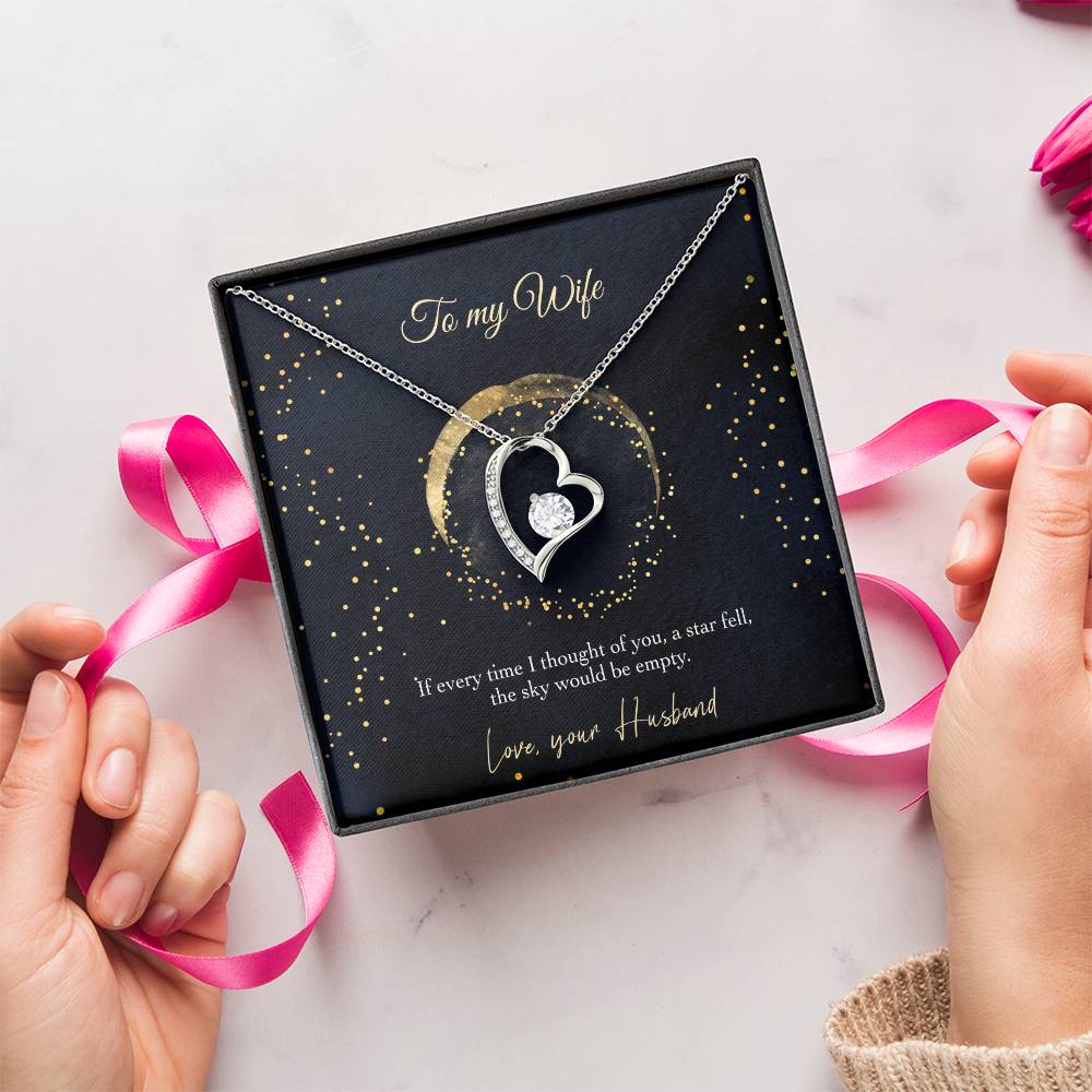 If Every Time I Thought Of You Forever Love Necklace