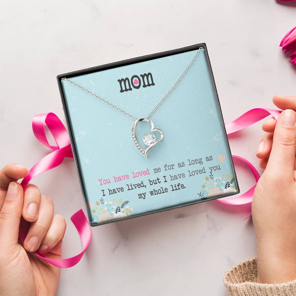 Perfect Gift For Mom On Mother's Day Forever Love Necklace