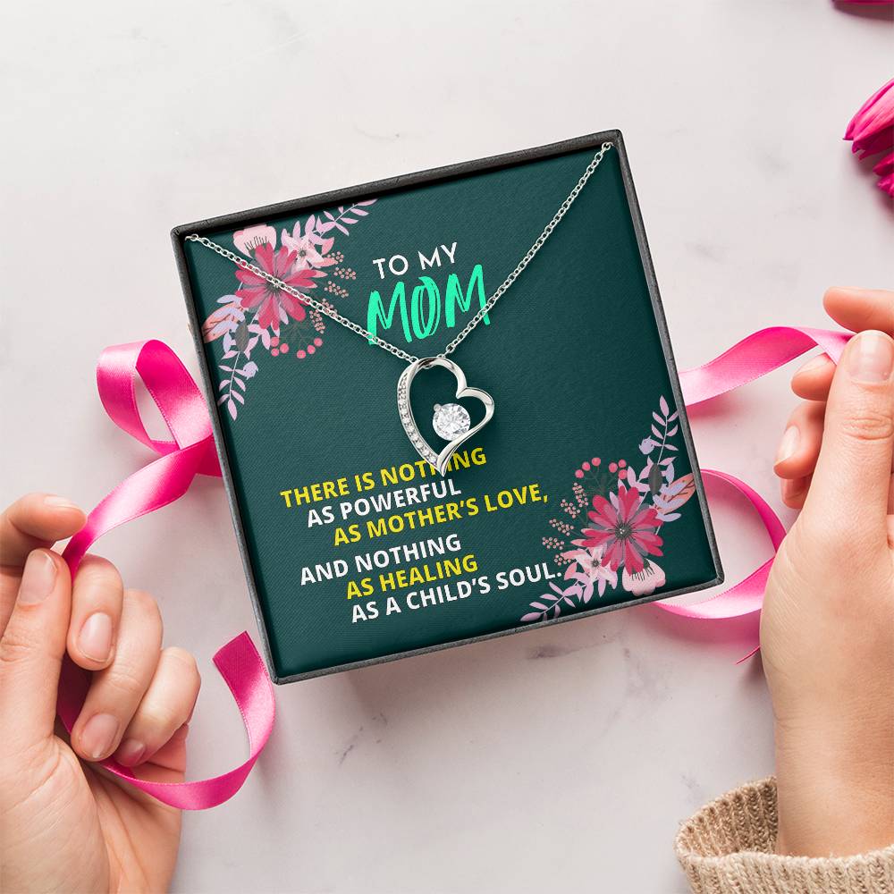 To My Mom Mother Necklace Gift For Mother Xmas Christmas Customize Gift To My Mom 7 1 Forever Love Necklace