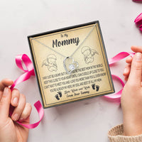 New Mommy Baby Shower Gift Pregnancy Gift Baby Bump Gift From Tummy To My Mommy After Birth Gifts Forever Love Necklace