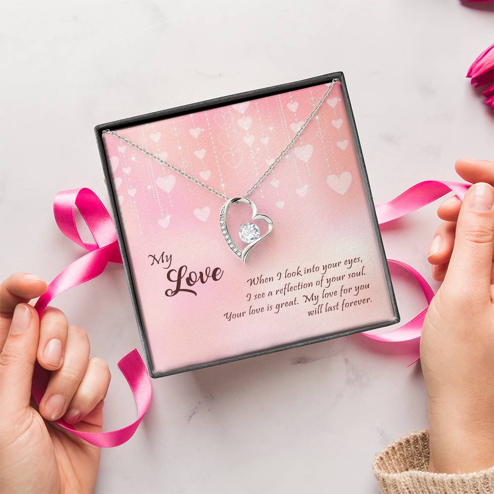 Gift For Your Love Forever Love Necklace