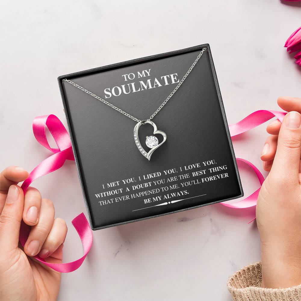 To My Soulmate - Forever Love Necklace 1 Forever Love Necklace