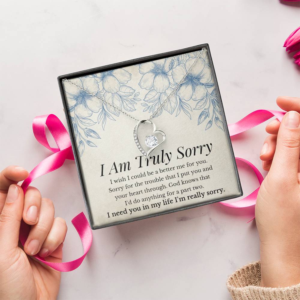 I Am Truly Sorry Necklace - Forever Love Forever Love Necklace