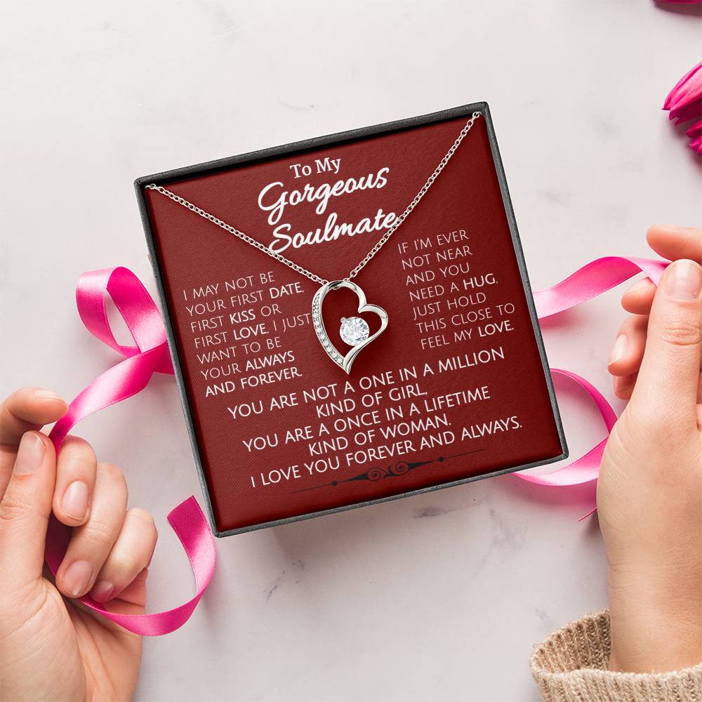 Hold This Close To My Gorgeous Soulmate Stunning Necklace 1 Forever Love Necklace