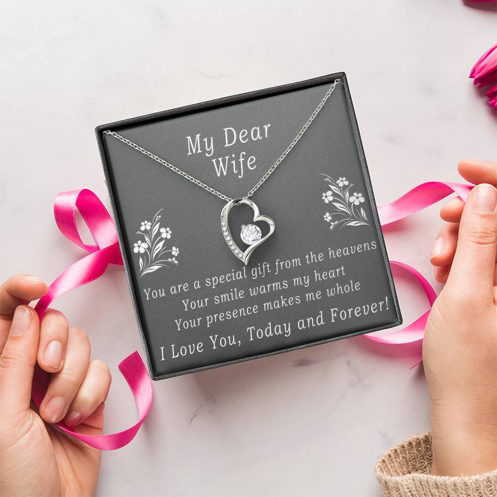 I Love You Today & Forever Necklace Forever Love Necklace