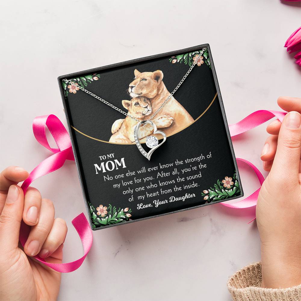 To My Mom 3 Forever Love Necklace