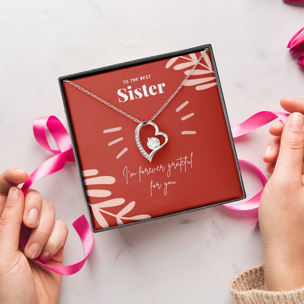 Sister Gift 1.3 Forever Love Necklace