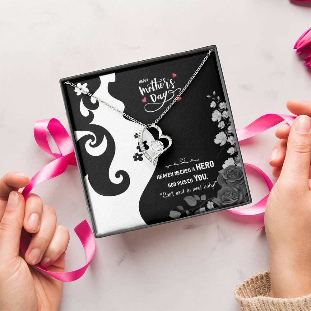 To My Pregnant Wife 2 1 Forever Love Necklace