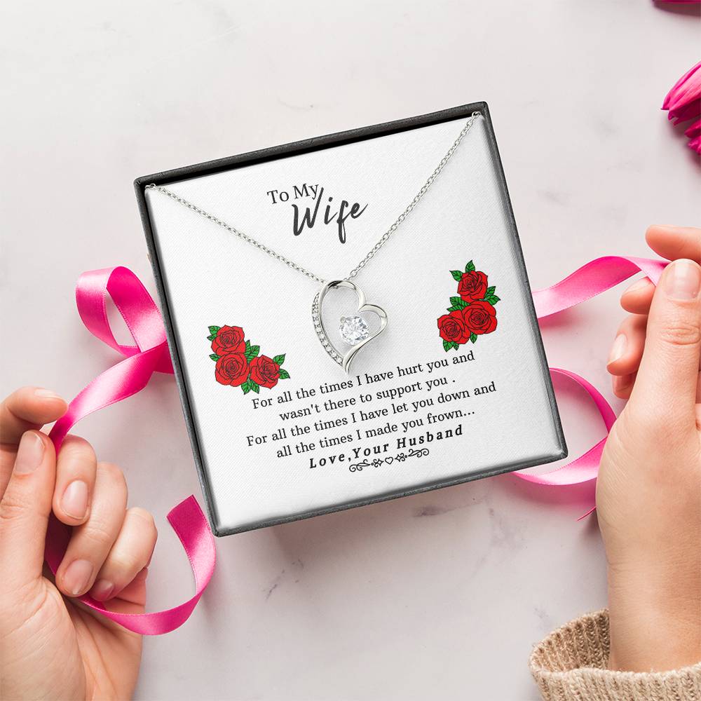To My Wifeforever 1 Forever Love Necklace