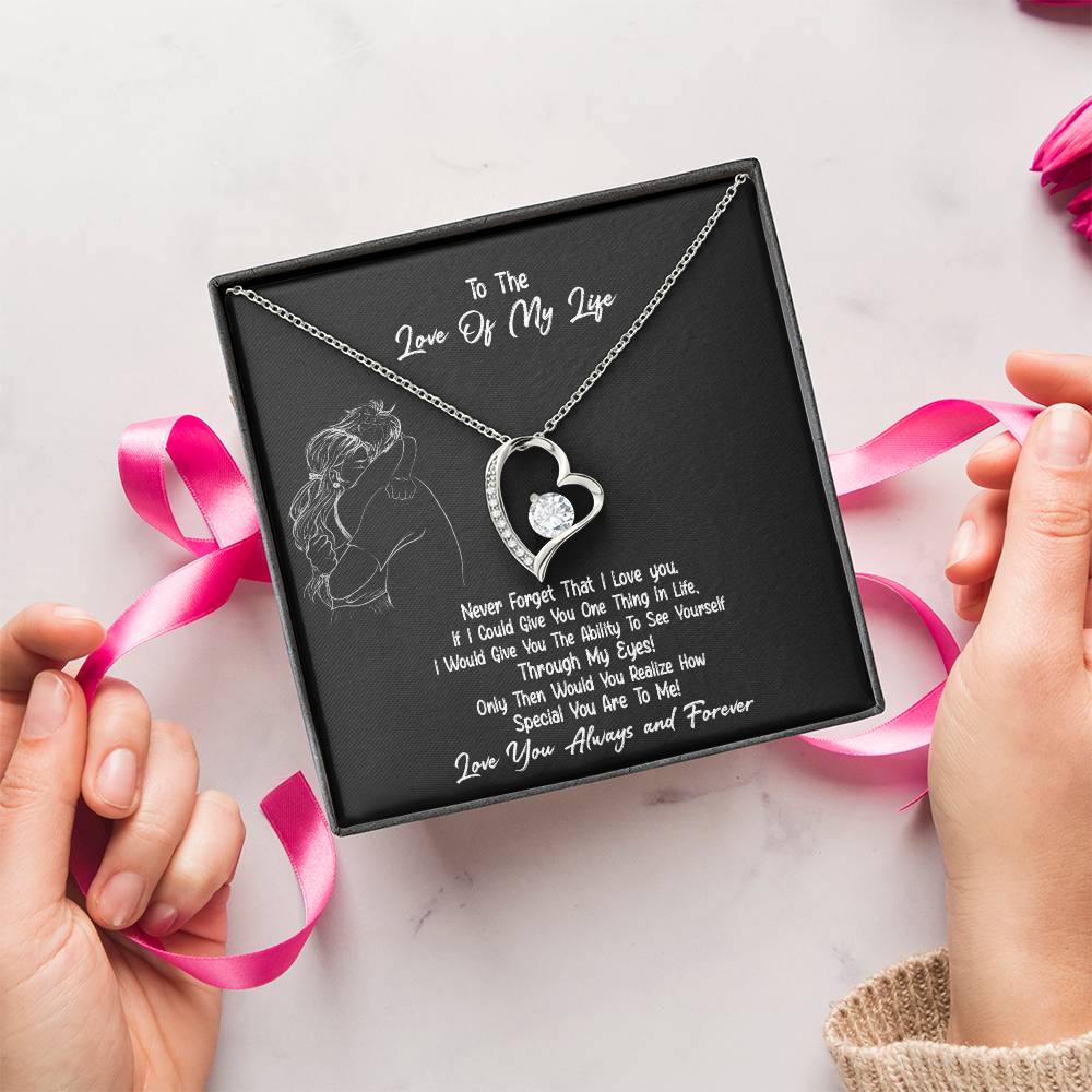 Never Forget That I Love You 💗 Forever Love Necklace