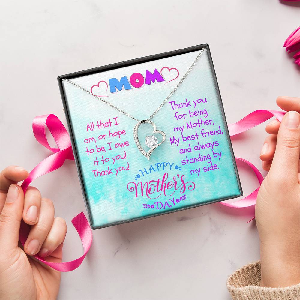Mummy To Be Necklace Gift New Mum Gift To My Mummy Gift From Unborn Baby New Mom Gift From Husband Baby Bump Gift New Mommy Gift Idea 2 Forever Love Necklace