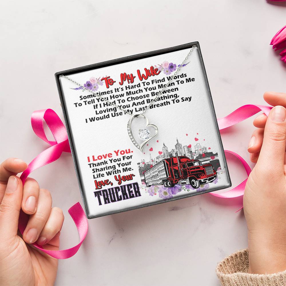 Trucker's Wife 2 1 1 Forever Love Necklace