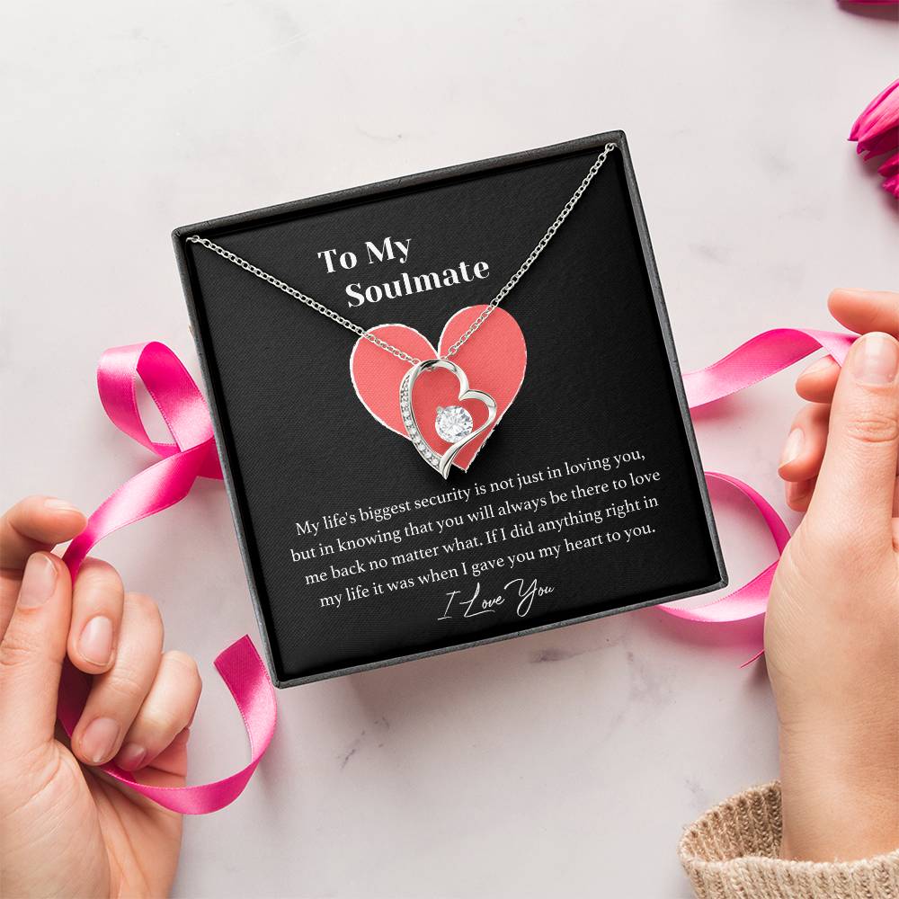 My Soulmate - I Love You - Necklace - To My Soulmate Forever Love Necklace Soulmate Necklace Gift For Her To My Soulmate Necklace Forever Love Necklace