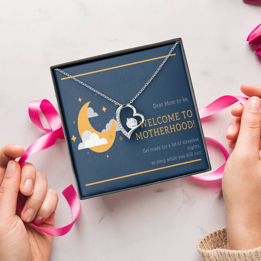 Mothers Day Gift From Bump Gift For Mom From Bump Gift For Expecting Mom Mom To Be Necklace Pregnancy Gift Expectant Mother Soon To Forever Love Necklace