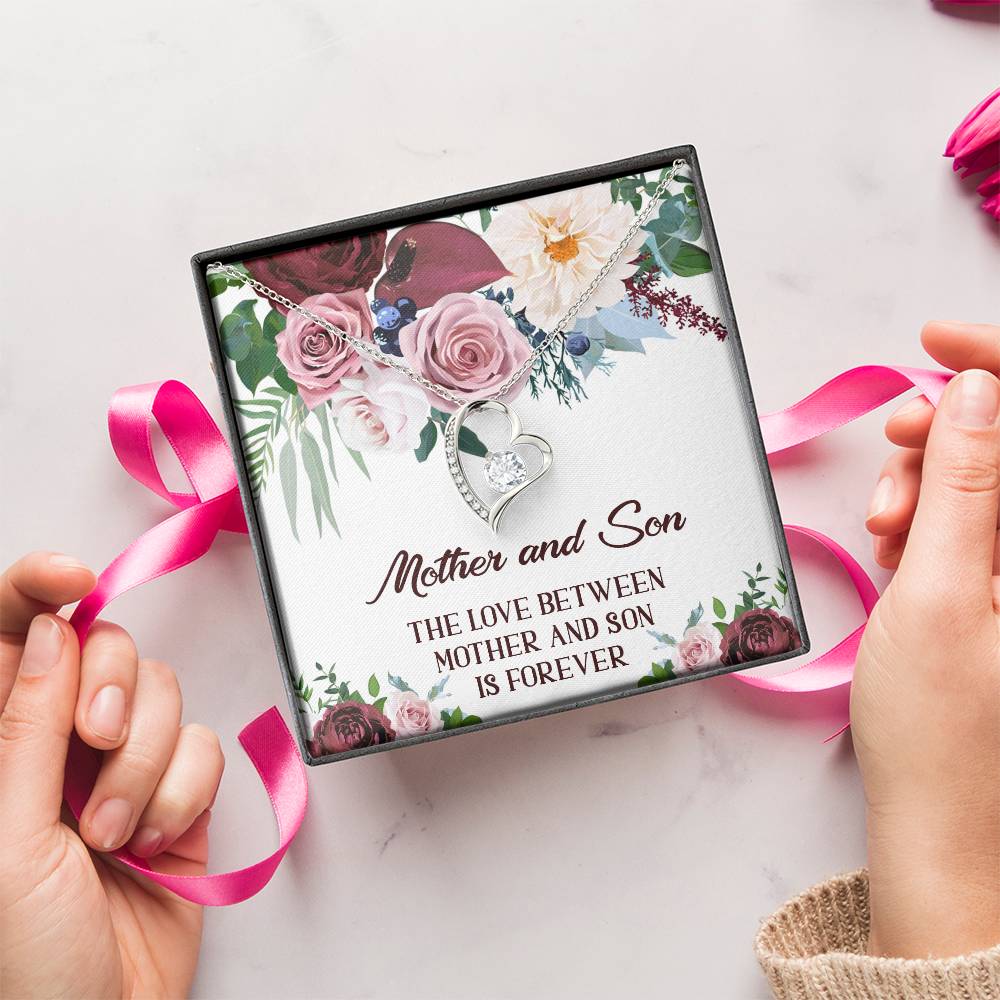 Mother Son Necklace Mother And Son Necklace Mom Jewelry From Son Gift For Mom From Sonmother And Son Birthday Gift 1 Forever Love Necklace