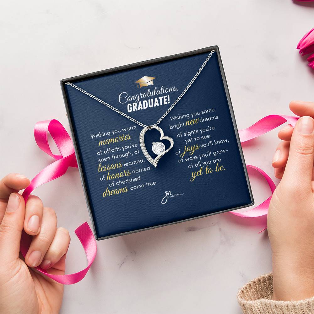 Mom To Daughter - Daughter Birthday Gift Daughter Jewelry Daughter Necklace Mom To Daughter Necklace Meaningful Necklace For Daughter Forever Love Necklace