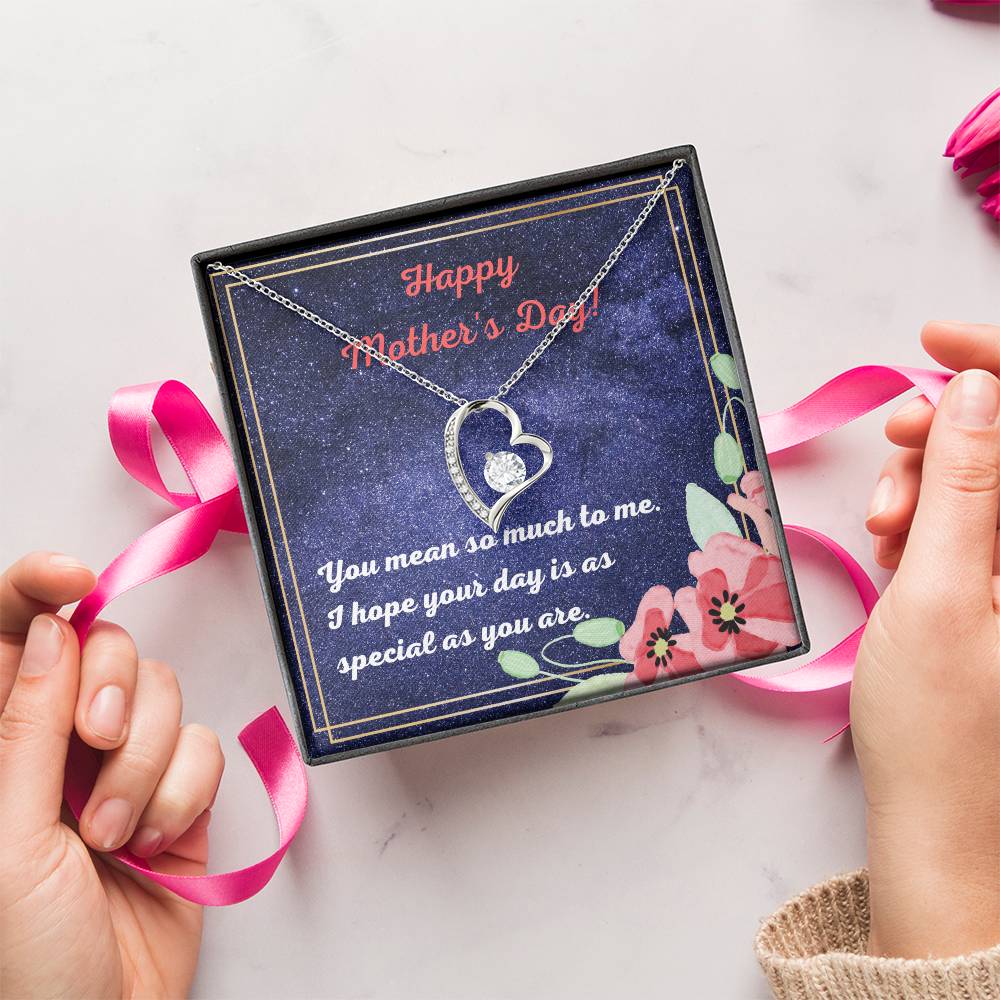Mother’S Day  Your Are Special - Forever Love Necklace Forever Love Necklace