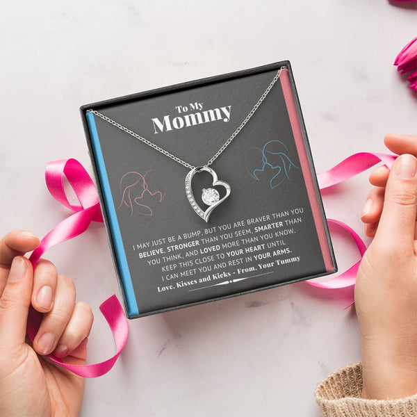 Mommy Necklace New Mom Mother's Day Gift First Time Mom Gift New Mom Gift Jewelry Gift For New Mom Necklace Forever Love Necklace
