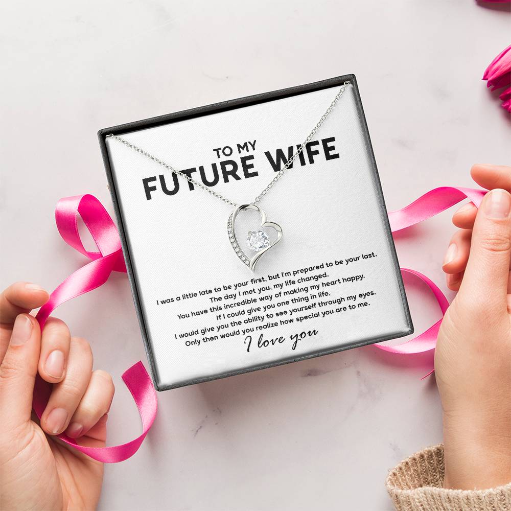 To My Future Wife - Forever Love Necklace - So130 Forever Love Necklace