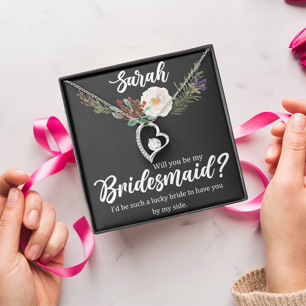 Bridesmaid Forever Love Necklace