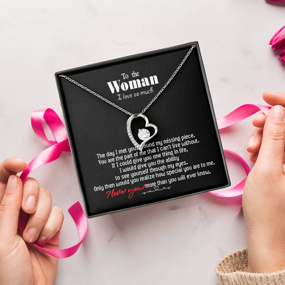 I Love You More Than You Will Ever Know - Forever Love Necklace Forever Love Necklace