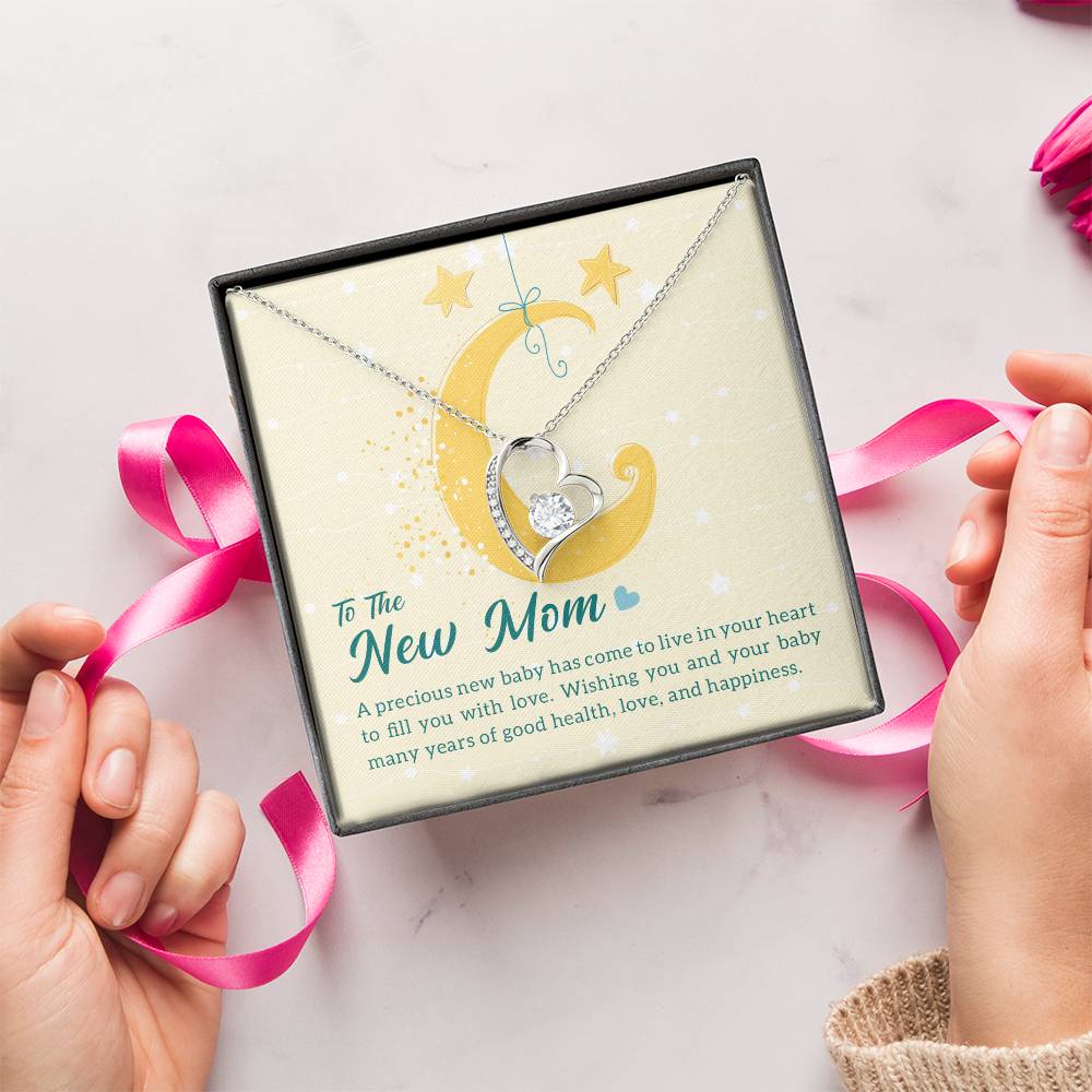 Forever Love Necklace For New Mom Gift For New Mom Forever Love Necklace