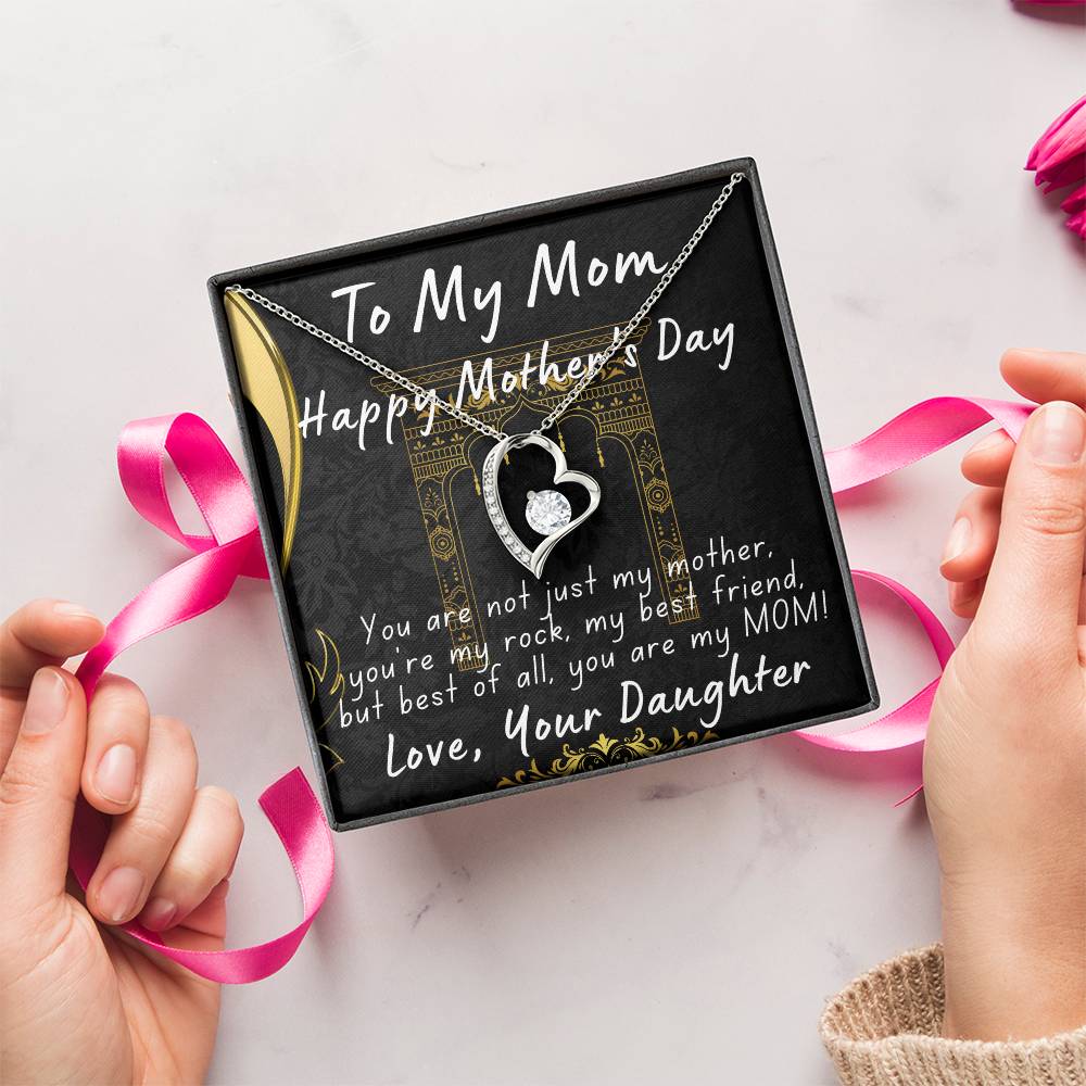 A Beautiful Mother's Day Gift For Mom - The Beautiful Forever Love Necklace Forever Love Necklace