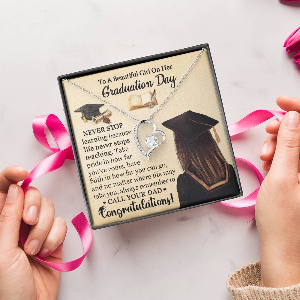 Graduation 2021 From Father - Forever Love Necklace™ Forever Love Necklace
