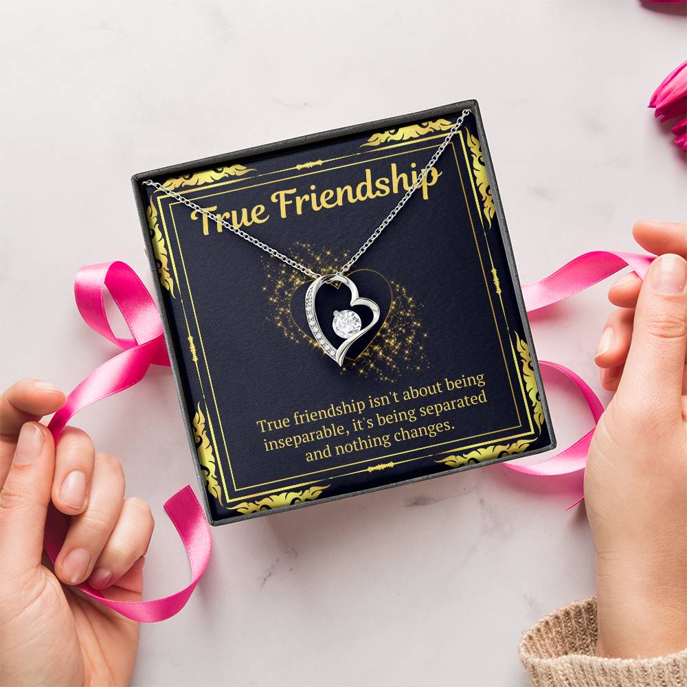 True Friendship Gift Forever Love Necklace