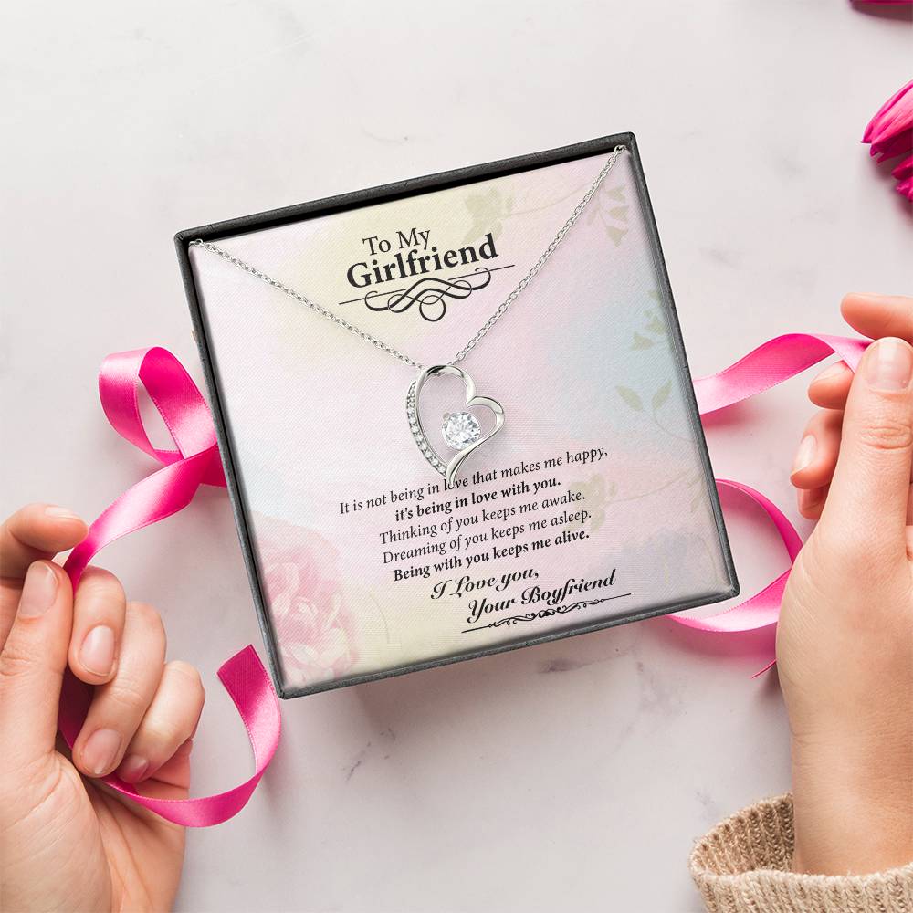 To My Girlfriend - Forever Love Necklace 1 Forever Love Necklace