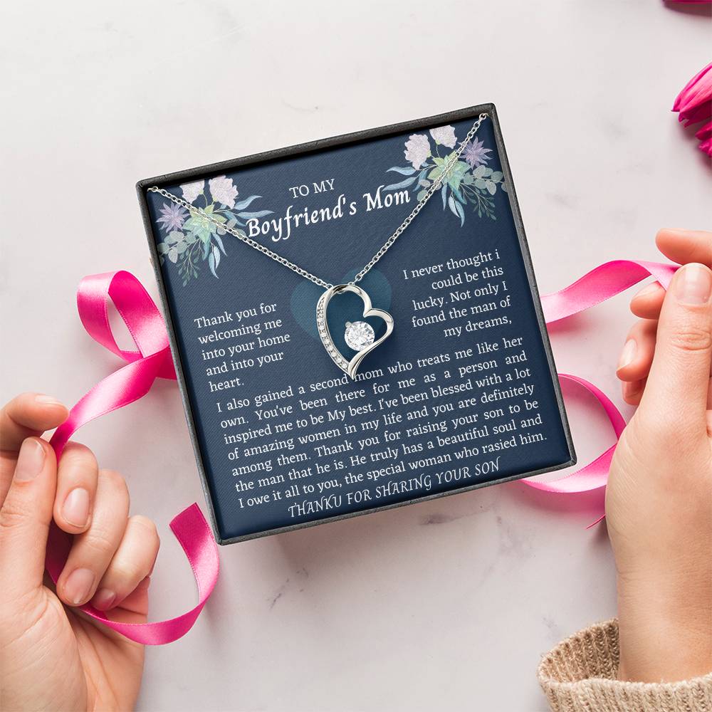 Forever Necklace Boyfriends Mom Forever Love Necklace