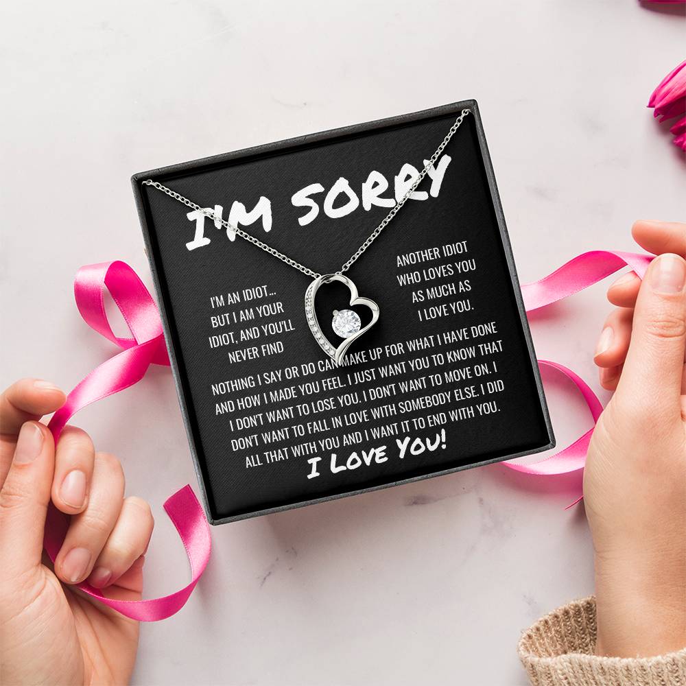Sorry Apology Necklace 1 Forever Love Necklace