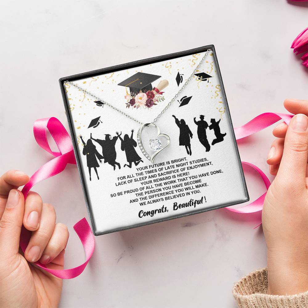 Class Of 2022 Graduation Necklace For Her Dad To Daughter Necklace Jewelry Gift Love Dad To Daughter Necklace Dad Anniversary Gift Forever Love Necklace