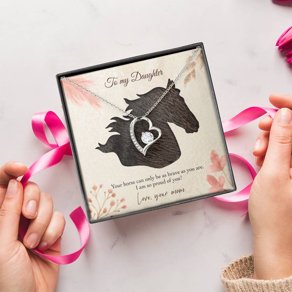 Forever Love Necklace Horse Girl Forever Love Necklace
