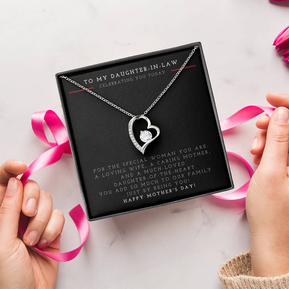 To My Daughteroftheheart 1 Forever Love Necklace