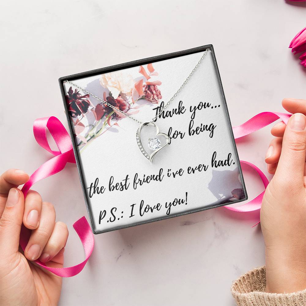 Heart Necklace I Love You Beautiful Customize Jewelry For Your Wife Girlfriend Bff Future Wife Forever Love Necklace