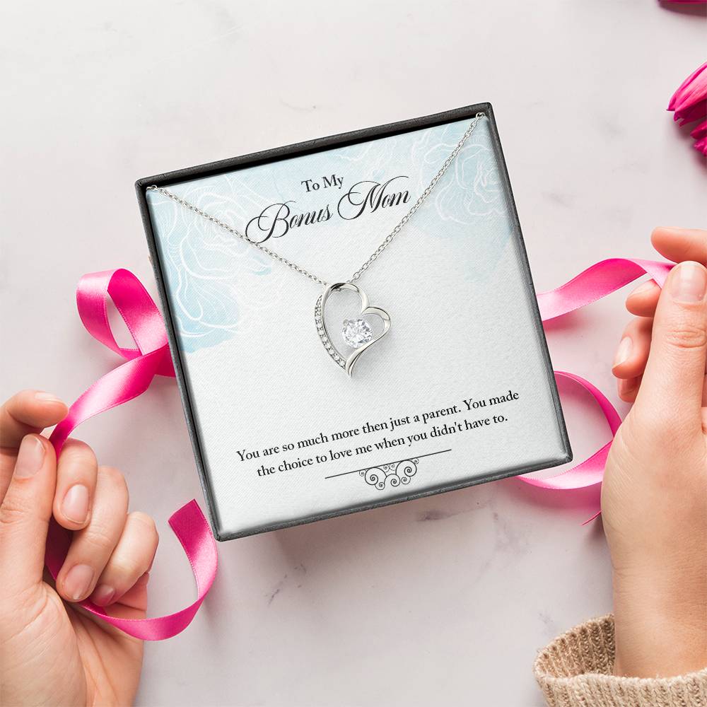 To My Bonus Mom You Are So Much More Then Just A Parent Necklace 1 Forever Love Necklace
