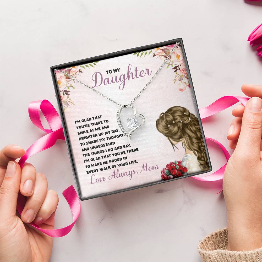 To My Daughter - Forever Love Necklace 1 Forever Love Necklace