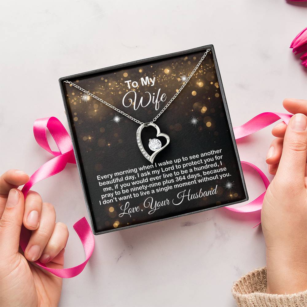 Gift For Wife Anniversary Birthday Gift For Wife From Husband Gift For Wife From Husband Forever Love Necklace
