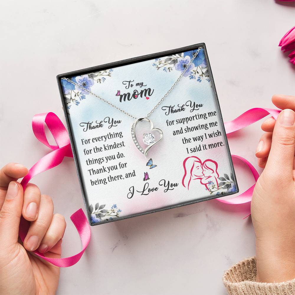 To My Mom- Mother's Day Gift- Forever Love Necklace