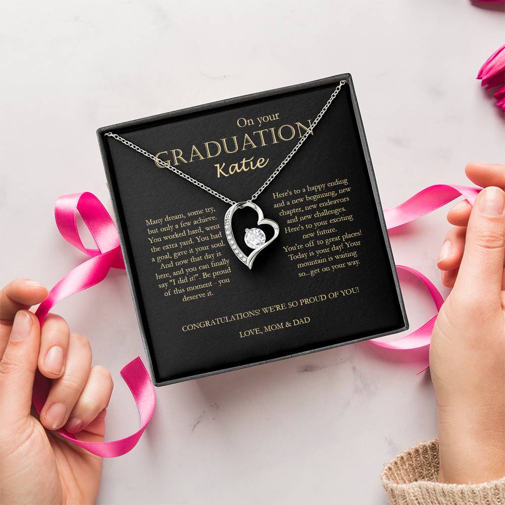 On Your Graduation Katie Forever Necklace 1 Forever Love Necklace