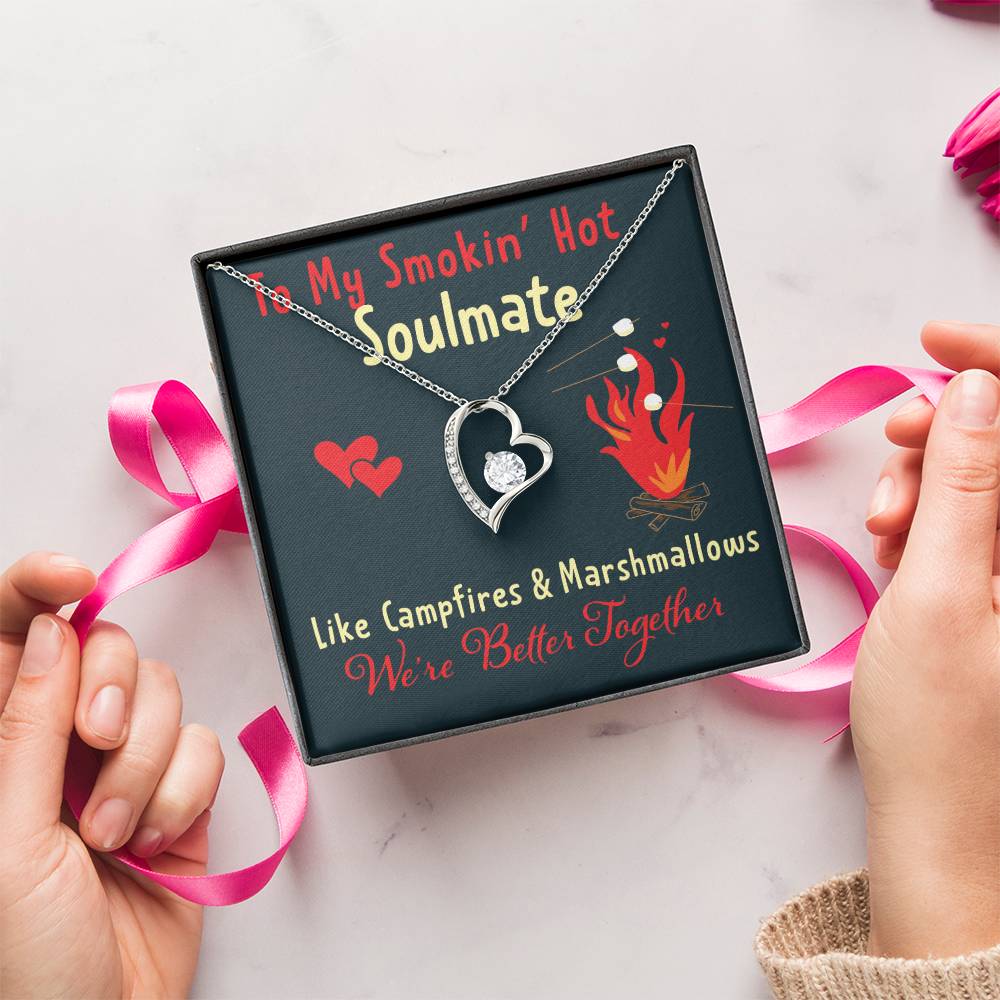 To My Soulmate Forever Love Necklace