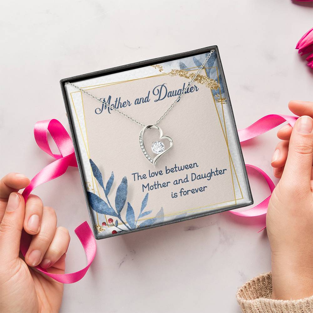 Mother Daughter Necklacemother Daughter Jewelry Mother Necklace Gifts Mom Daughter Forever Love Necklace Necklace For Mom From Forever Love Necklace